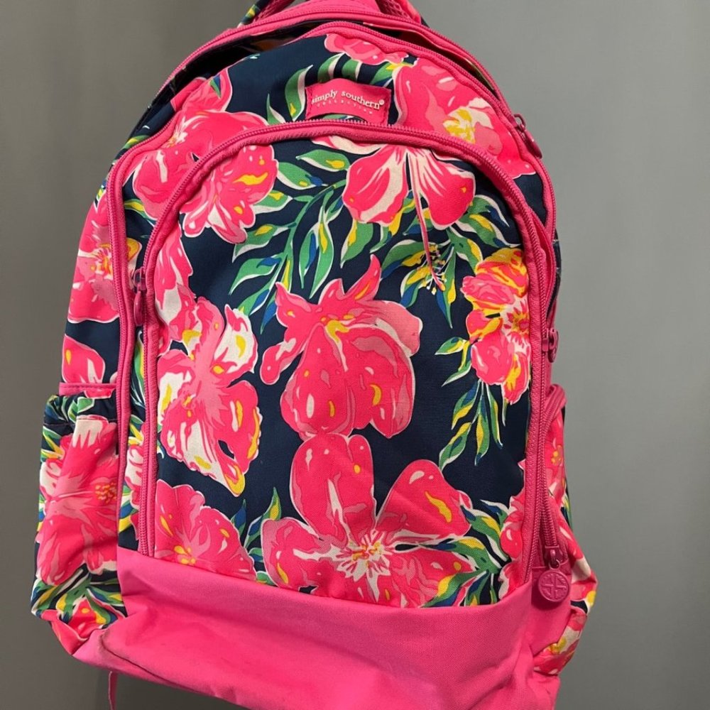Simply Southern Floral Bookbag